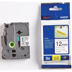 TZ S231 24mm black on White extra sitcky (8m)