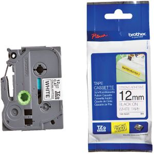 Brother - TZe-S231 - Etiketteringstape - Wit - 1.20 cm