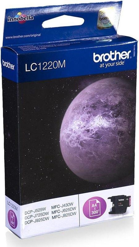 Inktcartridge brother lc-1220m rood | 5 stuks