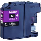 Brother LC-125M XL inkt cartridge magenta hoge capaciteit (origineel)