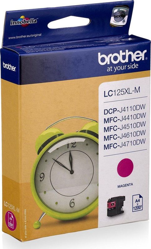Brother - LC-125XLM - Inktcartridge - Rood - 5 Stuks