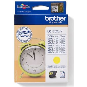 Brother LC-125XLY inktcartridge 1 stuk(s) Origineel Geel