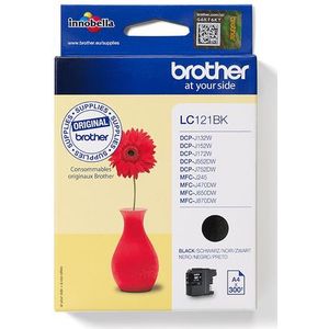 Brother LC121BK inktcartridge 1 stuk(s) Origineel Zwart