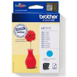 Brother LC121C inktcartridge 1 stuk(s) Origineel Cyaan