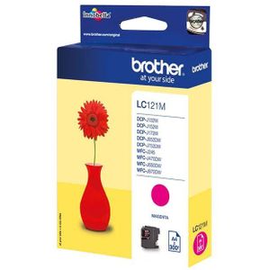 Originele inkt cartridge Brother LC-121M Magenta