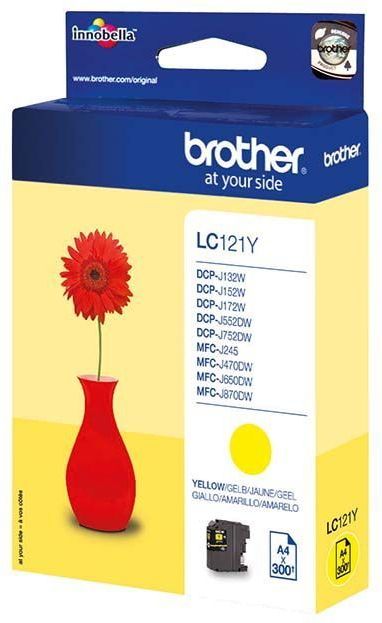 Brother - LC-121Y - Inktcartridge geel