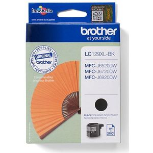 Brother - LC-129XLBK - Inktcartridge - Zwart - Hoge Capaciteit