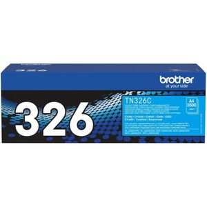 Original Brother Toner TN-326C, Einzelpack, cyan
