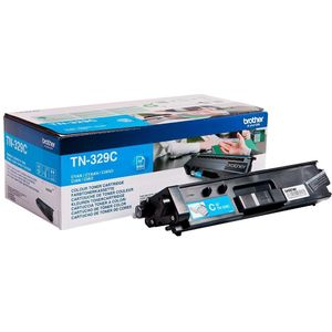 Brother TN-329C toner cyaan extra hoge capaciteit (origineel)