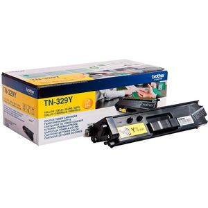 Brother TN-329Y toner cartridge geel extra hoge capaciteit (origineel)