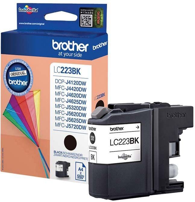 Brother LC-223BK inktcartridge zwart (origineel)