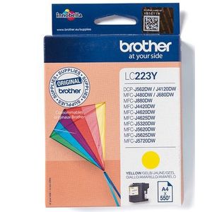 Brother LC223Y inktcartridge 1 stuk(s) Origineel Geel