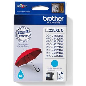 Brother LC225XLC inktcartridge 1 stuk(s) Origineel Cyaan