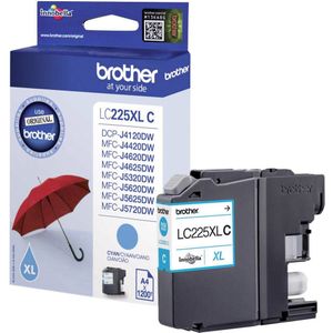 Brother LC-225XLC inktcartridge cyaan hoge capaciteit (origineel)