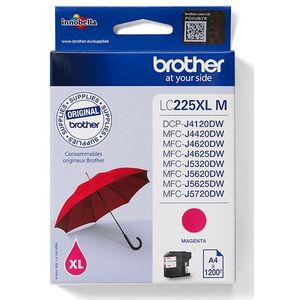 Brother LC225XLM inktcartridge 1 stuk(s) Origineel Magenta