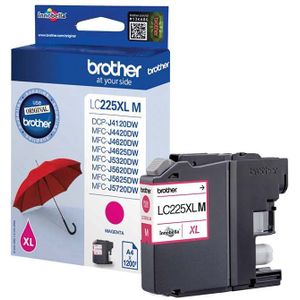 Brother LC 225XLM / LC225XLM - Magenta Ink - High Capacity - Tintenpatrone Magenta