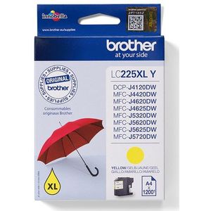 Brother LC-225XL - Inktcartridge - Geel / Hoge Capaciteit