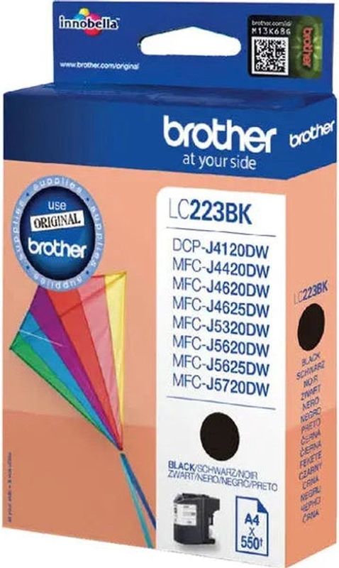 Brother, Inkt, Lc-223bk (BK)