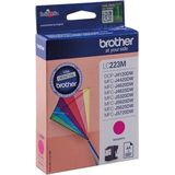 Inktcartridge Brother LC-223M rood | 5 stuks