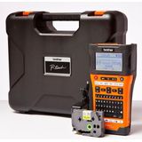 Elektrische Labelmaker Brother PTE550WVP 180 DPI WIFI Zwart/Oranje