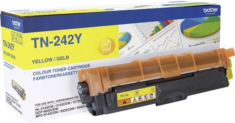 Brother Toner TN-242Y Geel