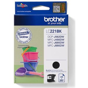Brother Inktcartridge LC-221BK Origineel Zwart LC221BK