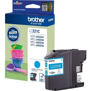 Brother Lc221c Cyaan (lc-221cbp)