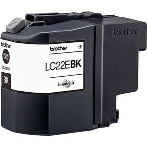 Tintenpatrone Brother LC-22EBK schwarz (ca. 2400 Seiten)
