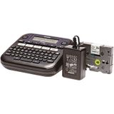 Brother P-touch PT-D210VP Beschriftungsgerät für Zuhause & das Homeoffice inkl. Netzadapter & Hartschalenkoffer