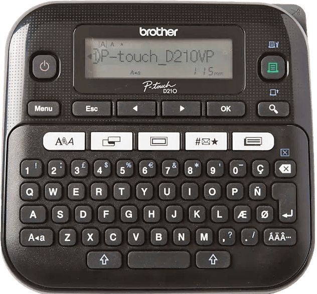 Brother PT-D210VP labelprinter Thermo transfer 180 x 180 DPI 20 mm/sec QWERTY