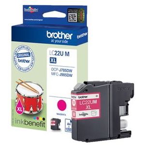 Brother LC22UM inktcartridge 1 stuk(s) Origineel Magenta