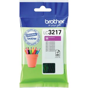 Brother inktcartridge, 550 pagina's, OEM LC-3217M, magenta 5 stuks