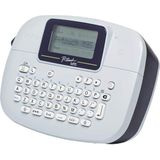 Brother PT-M95 labelmaker, P-Touch labelprinter, Handheld, QWERTY-toetsenbord, tot 12 mm etiketten, inclusief zwarte op witte cassette