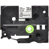 Brother TZE-SE5 labelprinter-tape Zwart op wit TZ/TZe