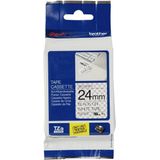 Brother TZE-SE5 labelprinter-tape Zwart op wit TZ/TZe