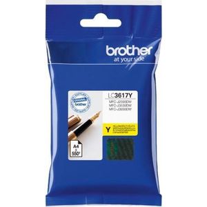Brother LC-3617Y inktcartridge 1 stuk(s) Origineel Normaal rendement Geel