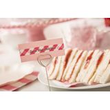 Labeltape met patroon Brother TZe, TZ TZe-MPRG31 Tapekleur: Wit (met rood ruitmotief) Tekstkleur:Zwart 12 mm 4 m