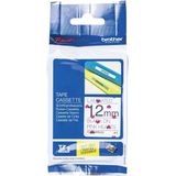 Labeltape met patroon Brother TZe, TZ TZe-MPPH31 Tapekleur: Wit (met roze harten) Tekstkleur:Zwart 12 mm 4 m