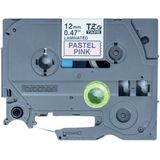 Brother TZe-MQE31 Labeltape pastel Tapekleur: Pastelroze Tekstkleur: Zwart 12 mm 4 m