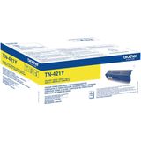 Brother TN-421Y tonercartridge 1 stuk(s) Origineel Geel