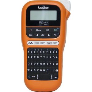 BROTHER draagbare labelmaker voor elektriciens PT-E110F - 12 mm - LCD