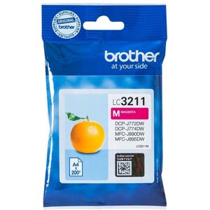 Original Brother Tintenpatrone LC-3211M, Einzelpack, magenta