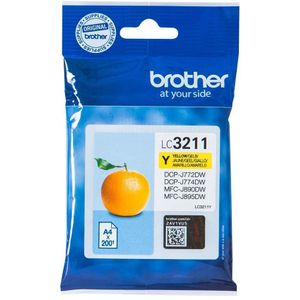 Original Brother LC3211Y Tintenpatrone gelb