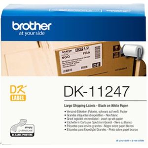 Brother Einzel-Etiketten Brother Etikettenrolle DK11247 DK11247 164 mm x 103 mm weiß