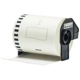 Brother - DK 22246 - Papieren Labelrol - Zwart op Wit - 103 mm Breed - 30,48 m Lang