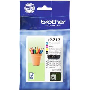 Brother LC-3217 - Inktcartridge - Zwart / Cyaan / Magenta / Geel