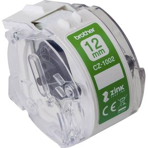 1 brother Endlospapierrolle für Etikettendrucker CZ-1002 weiß 12,0 mm x 5,0 m