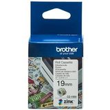 Brother CZ-1003, Etikettenrolle, CZ, Weiß, Direkt Wärme, Brother, 1,9 cm
