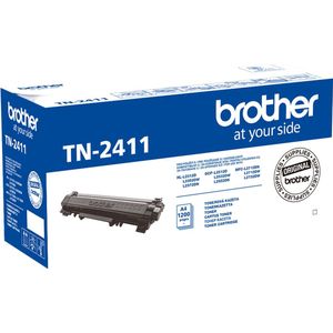 Brother TN2411 - Zwart - origineel - tonercartridge - voor Brother DCP-L2512, L2532, L2552, HL-L2312, L2352, L2372, MFC-L2712, L2732, L2752