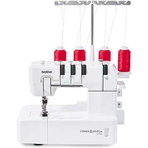 Brother CV3440, Wit, Coverlock machine, 1000 steken per minuut, Mechanisch, 396 mm
